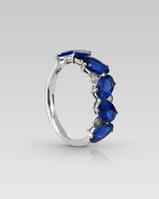 Cintillo Ovals de Zafiros