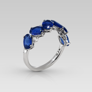 Cintillo Ovals de Zafiros