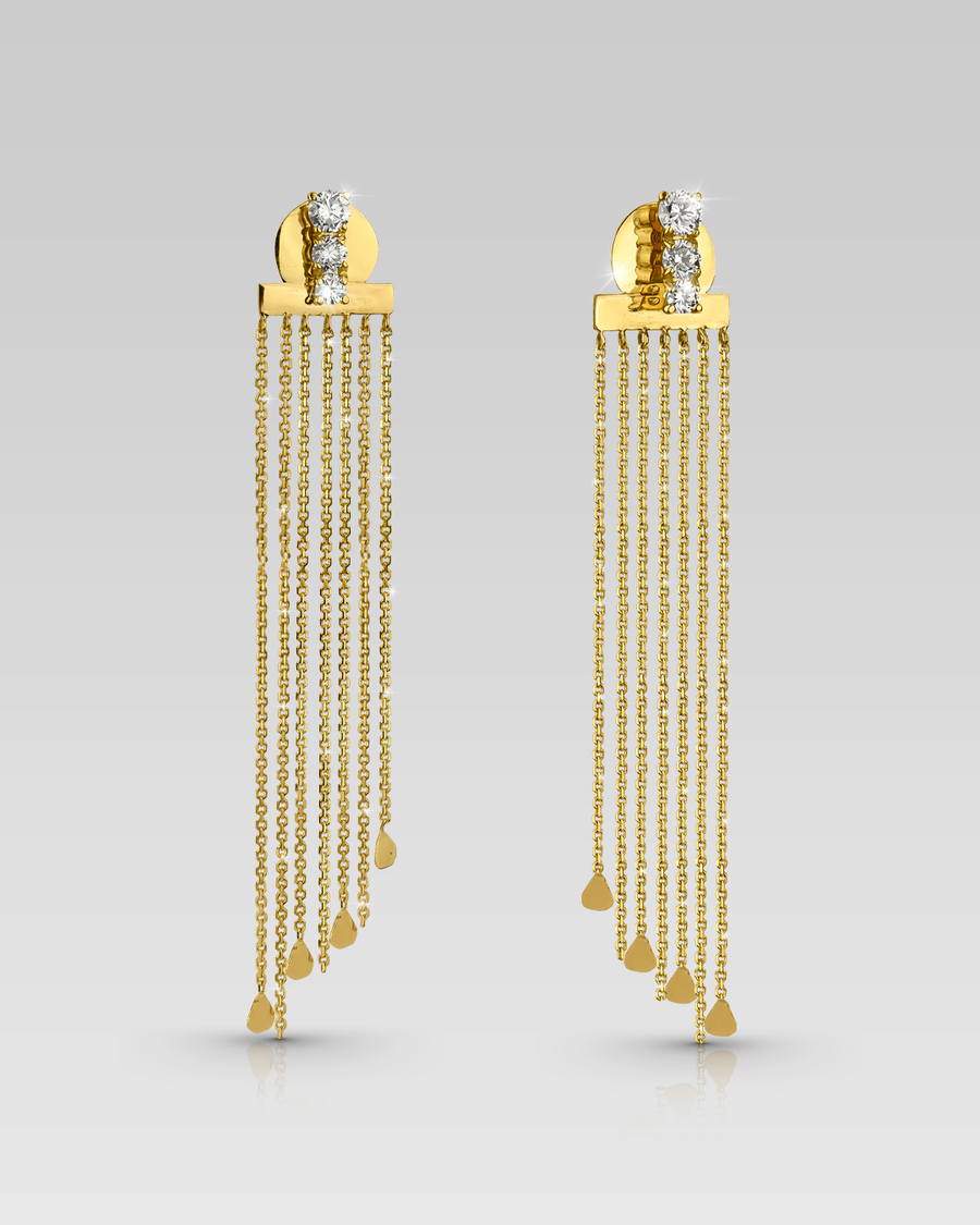 Zarcillos Rain & Tapa Especial