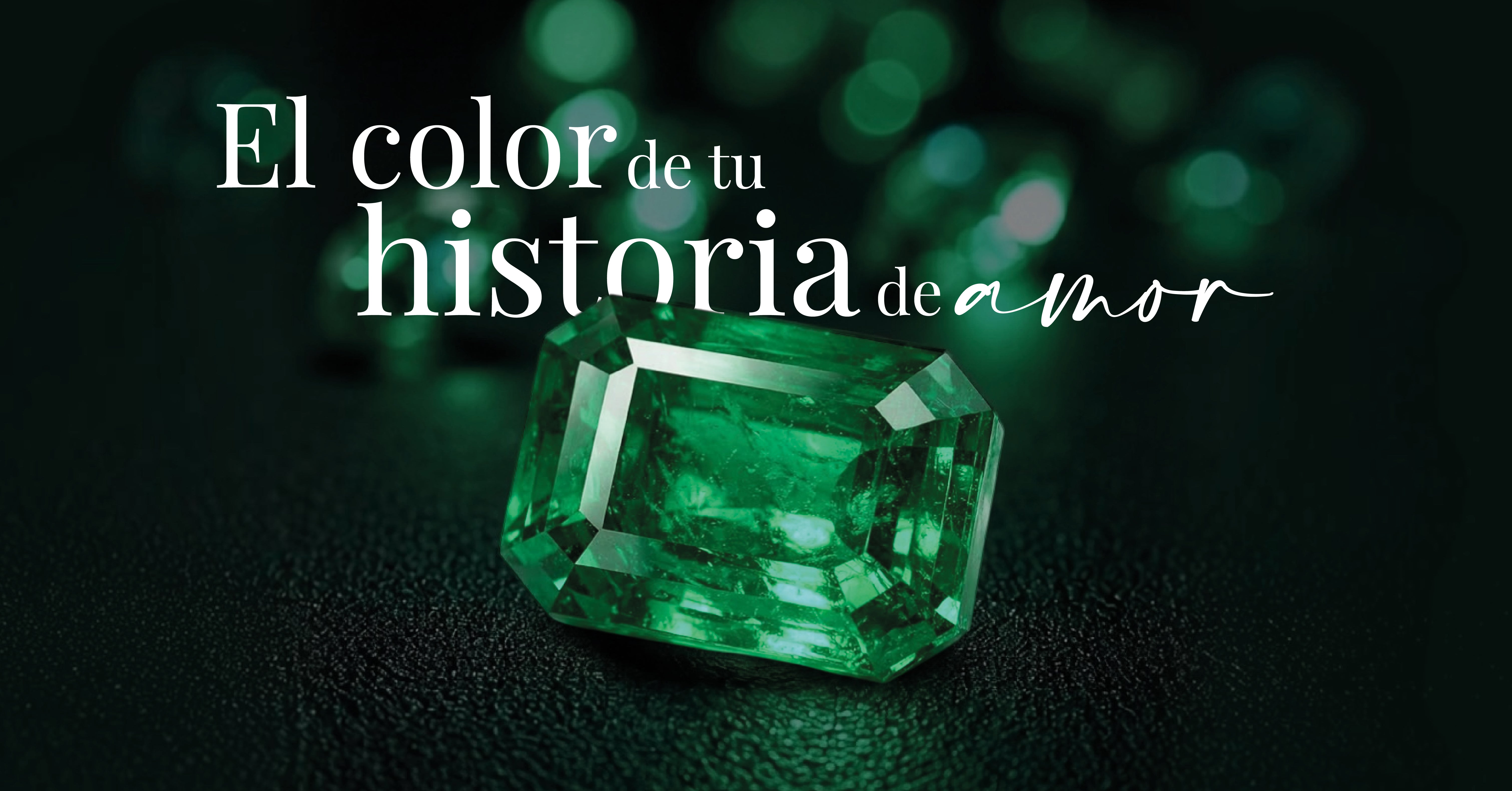 Anillos de compromiso con Esmeraldas