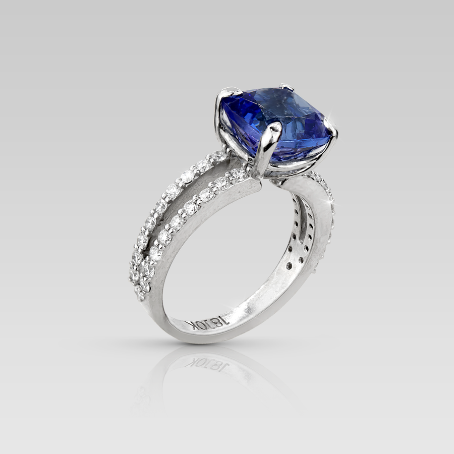 Anillo de compromiso Fibo Tanzanita