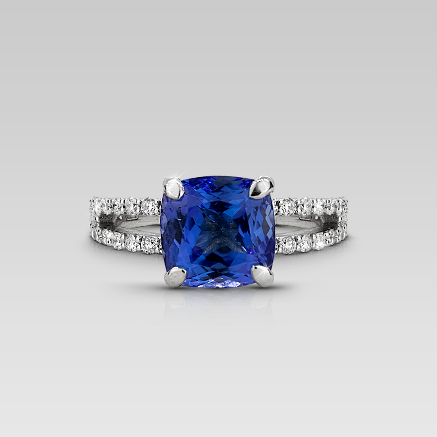 Anillo de compromiso Fibo Tanzanita