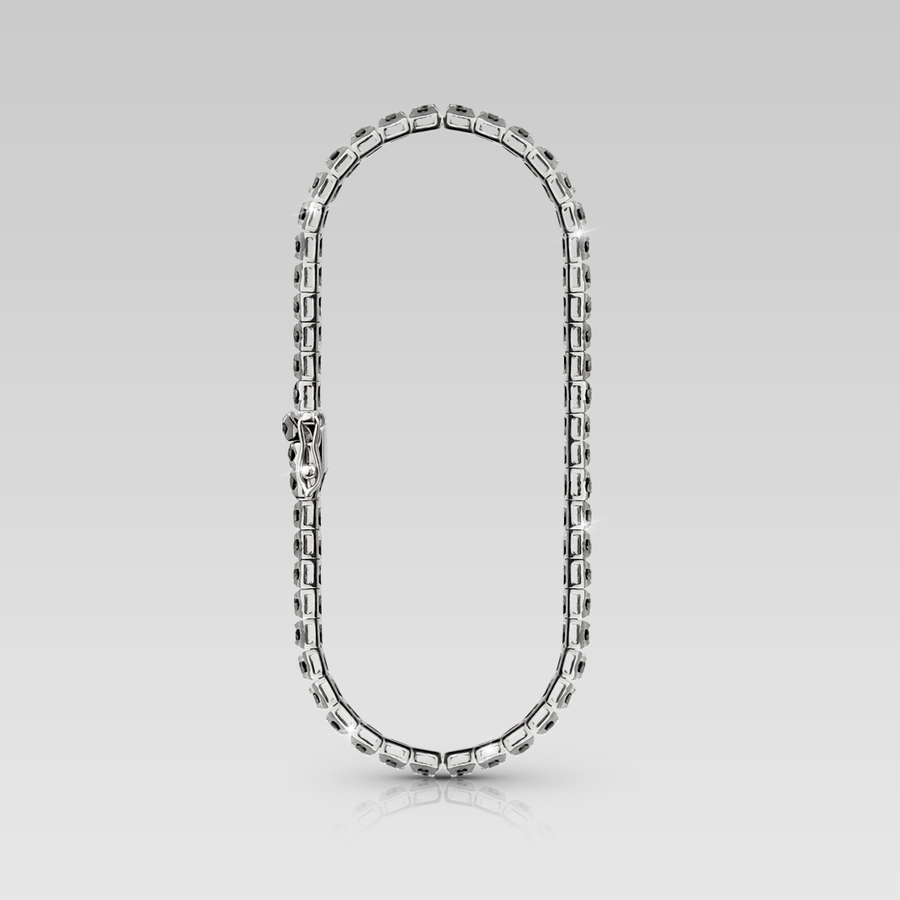Pulsera Riviere Diamante negro