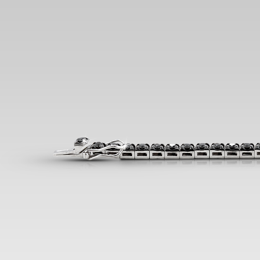 Pulsera Riviere Diamante negro