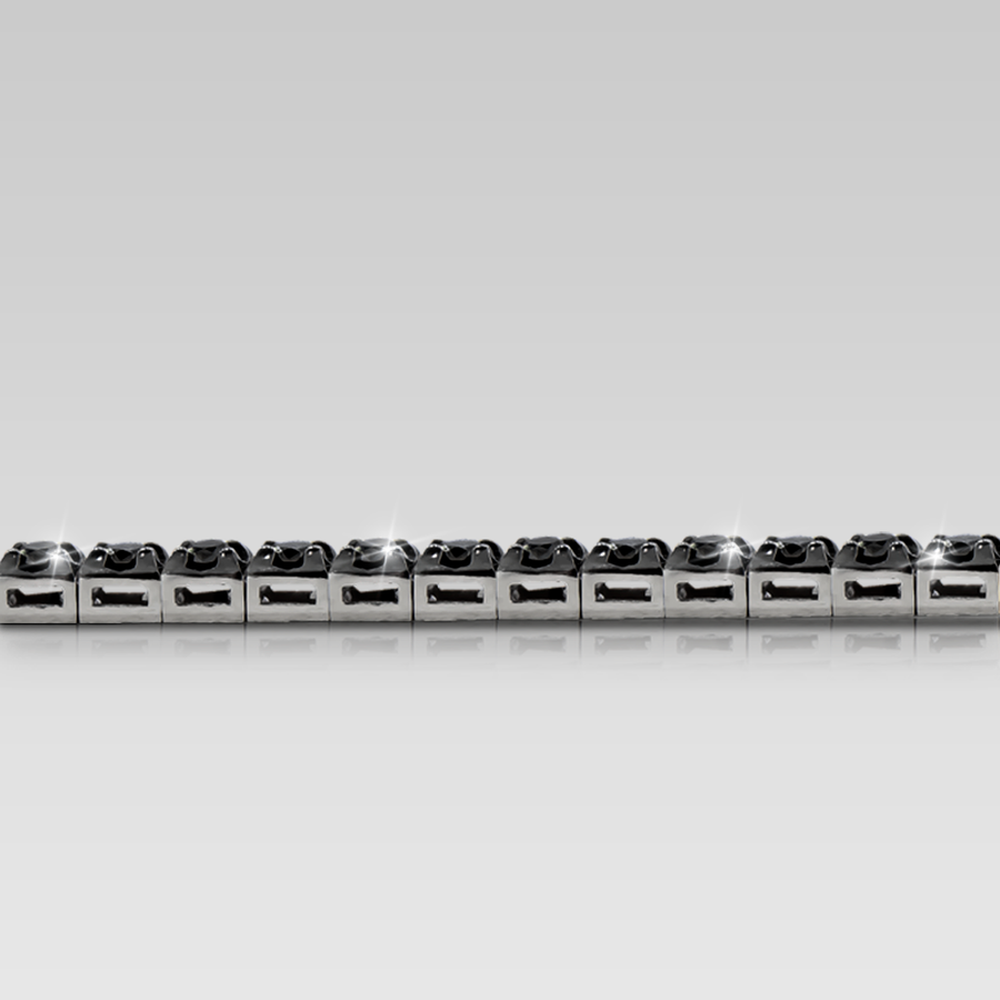 Pulsera Riviere Diamante negro