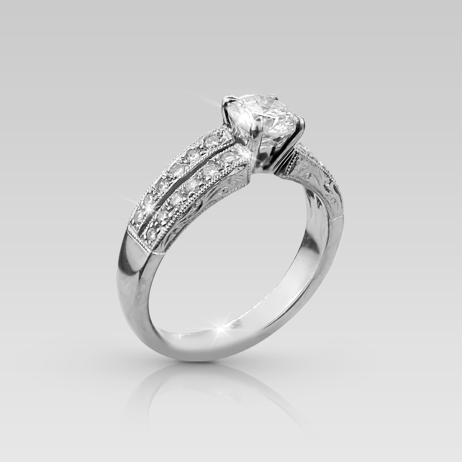 Anillo de compromiso Volvi  Bianco