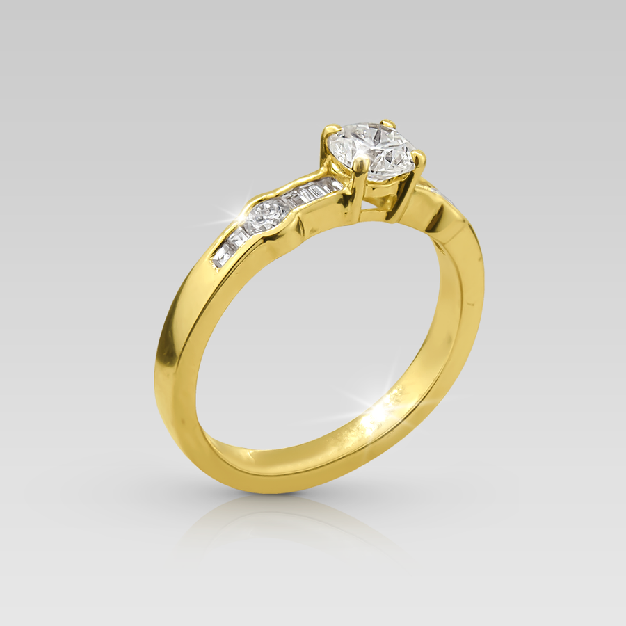 Anillo de compromiso Volvi Giallo