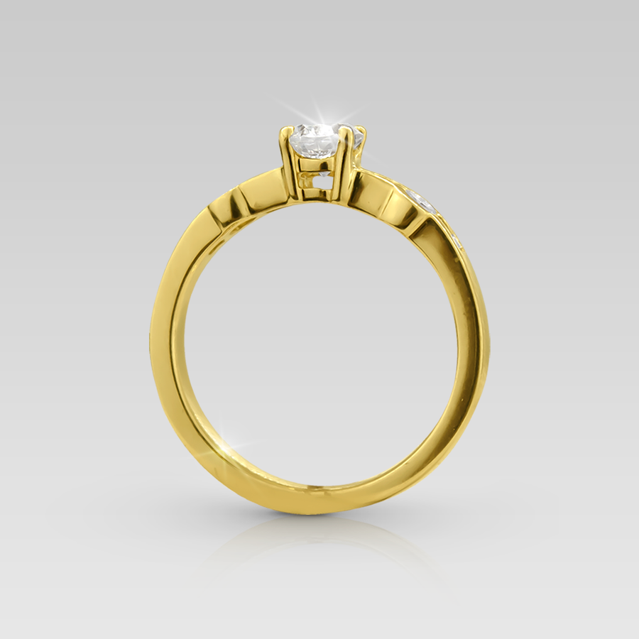 Anillo de compromiso Volvi Giallo