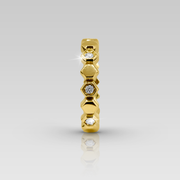 Anillo Banda Hexa