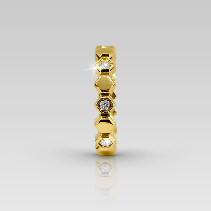 Anillo Banda Hexa