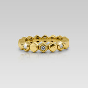 Anillo Banda Hexa