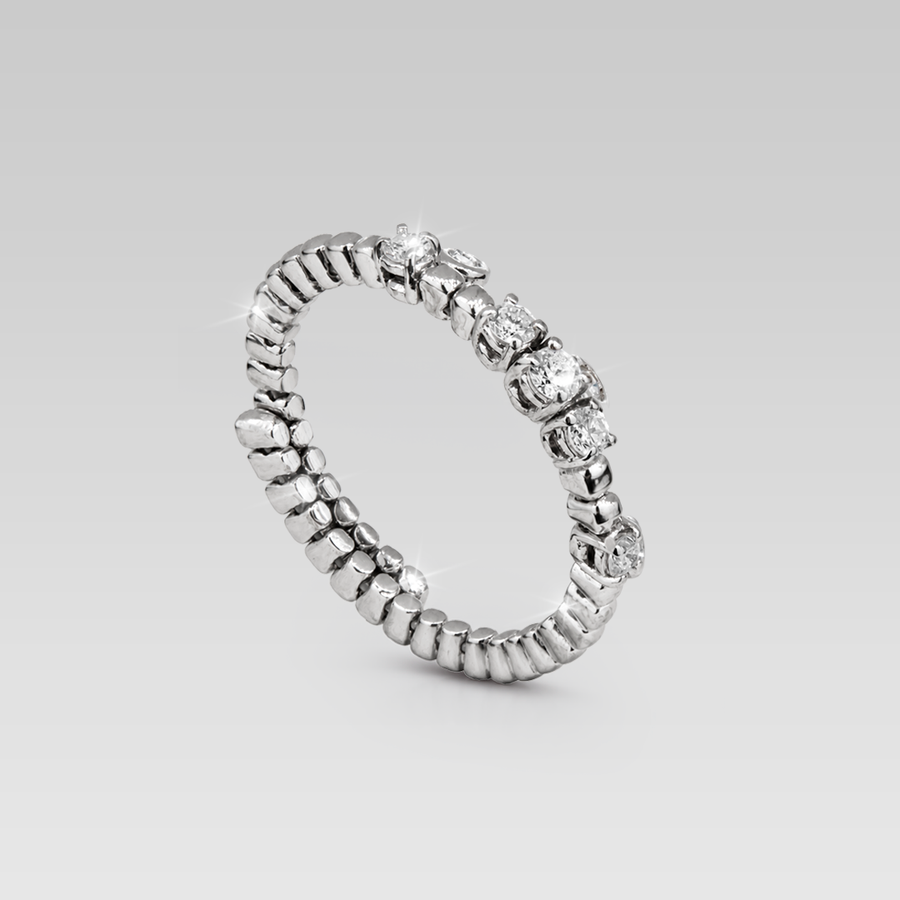 Anillo Elastic White