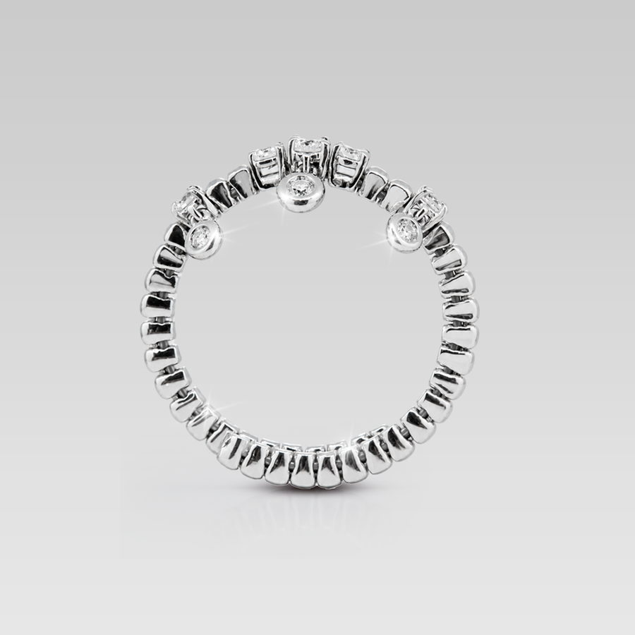 Anillo Elastic White