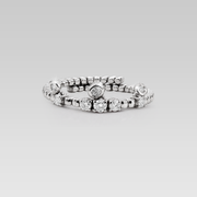Anillo Elastic White