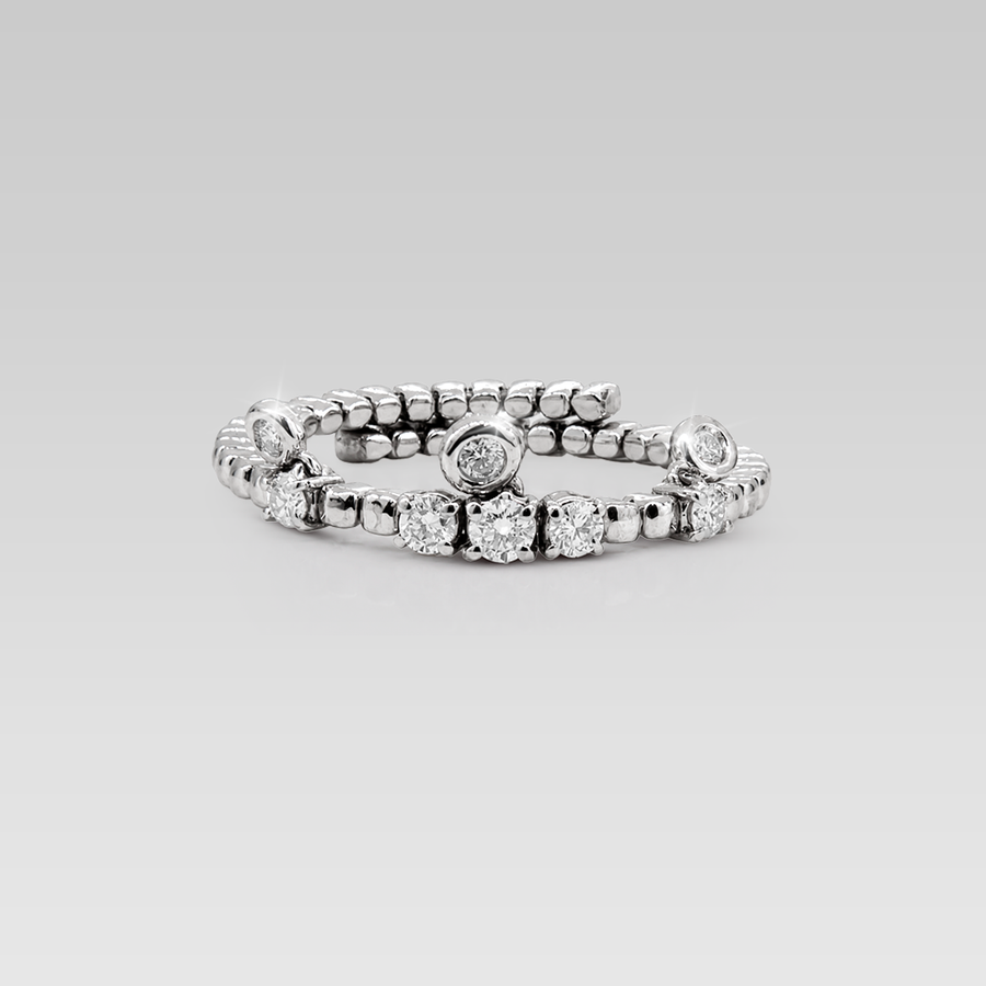 Anillo Elastic White