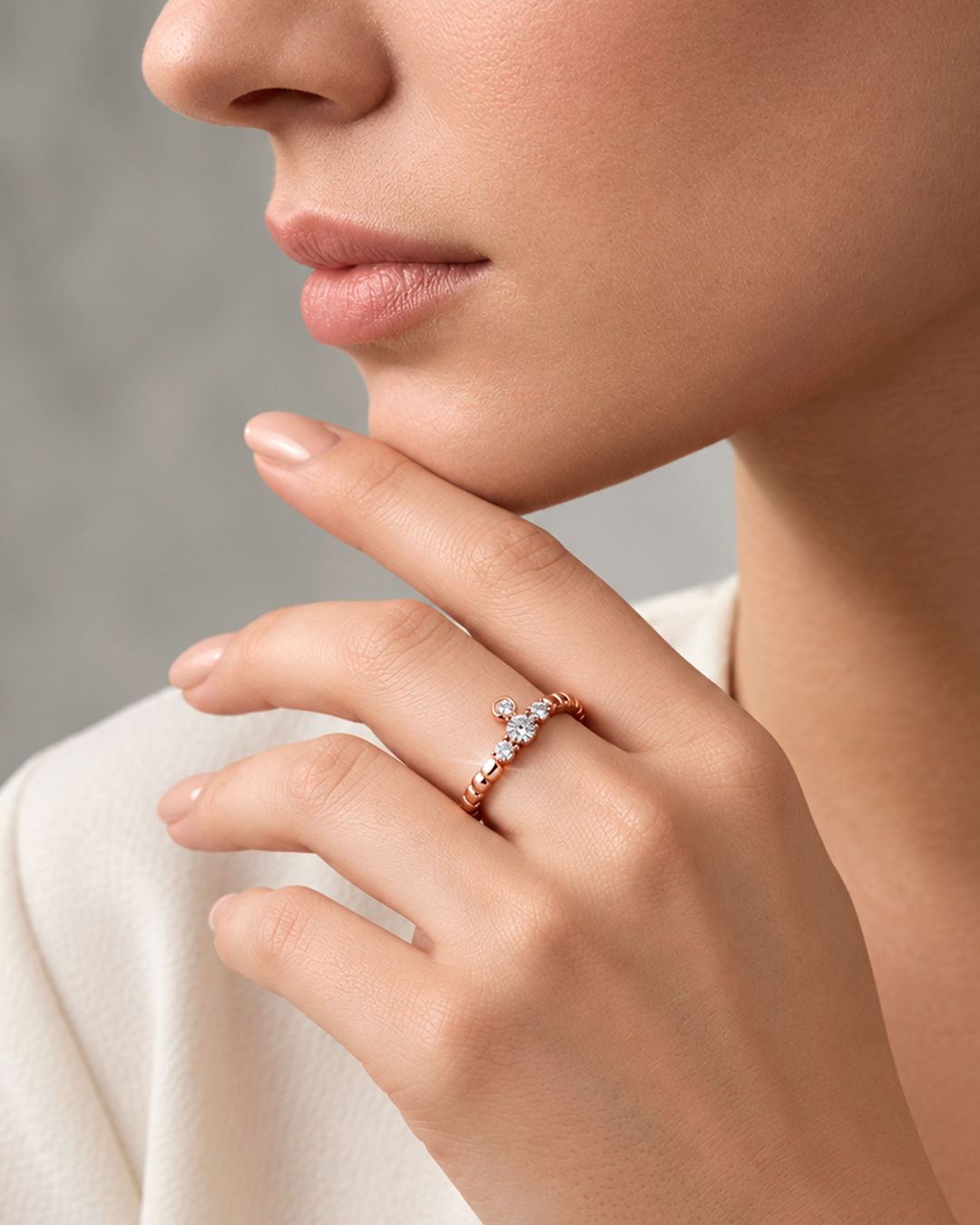 Anillo Elastic Rose