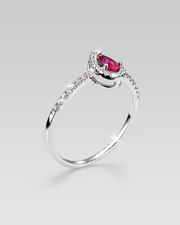 Anillo de Compromiso Heat Rubino