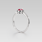 Anillo de Compromiso Heat Rubino