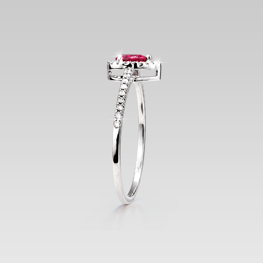 Anillo de Compromiso Heat Rubino