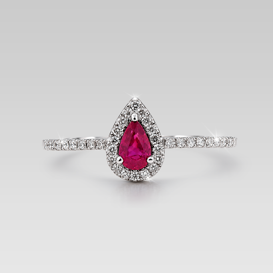 Anillo de Compromiso Heat Rubino