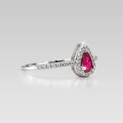 Anillo de Compromiso Heat Rubino