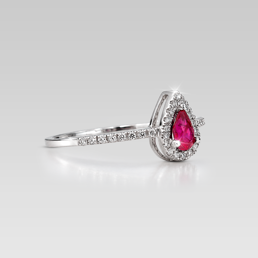 Anillo de Compromiso Heat Rubino