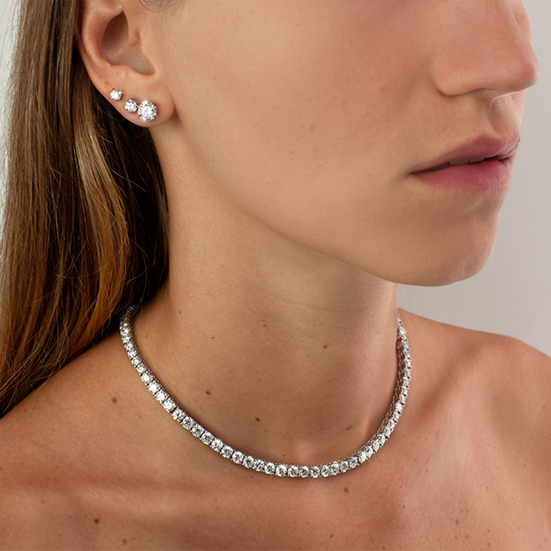 Tenis Necklace • Corte round