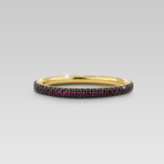 Anillo Black con Rubí