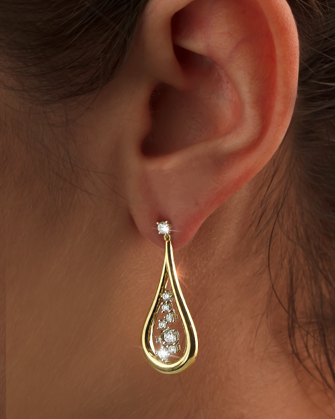 Zarcillos Falling Drop Petit