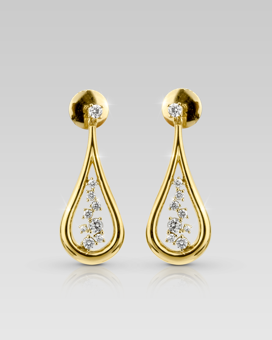 Zarcillos Falling Drop Petit