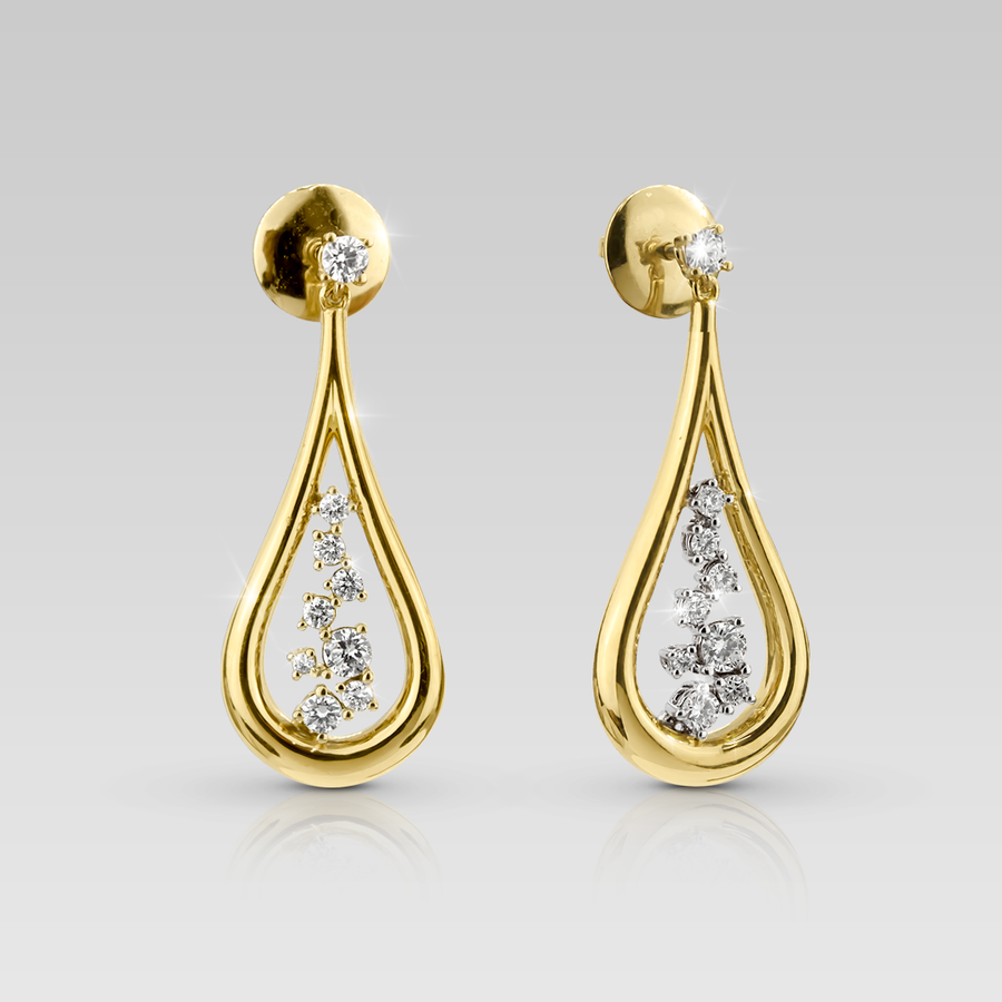 Zarcillos Falling Drop Petit