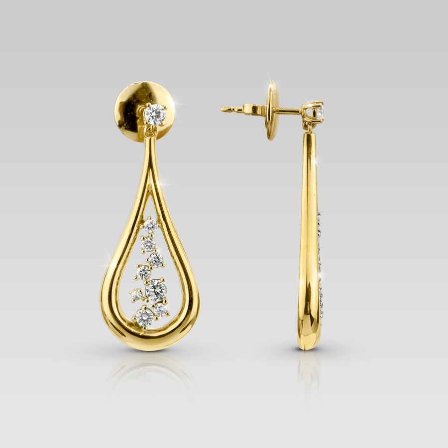 Zarcillos Falling Drop Petit