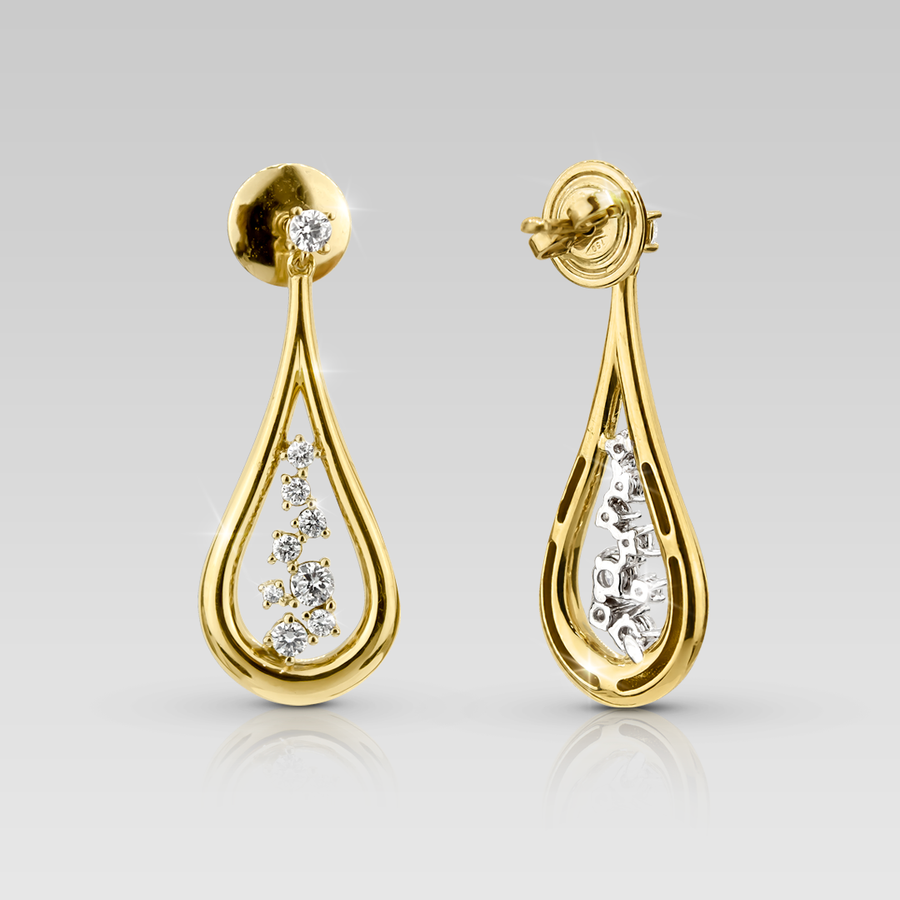 Zarcillos Falling Drop Petit