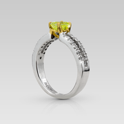 Anillo de compromiso Fibo fancy