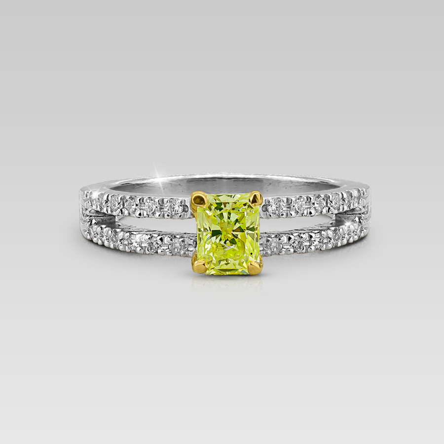 Anillo de compromiso Fibo fancy