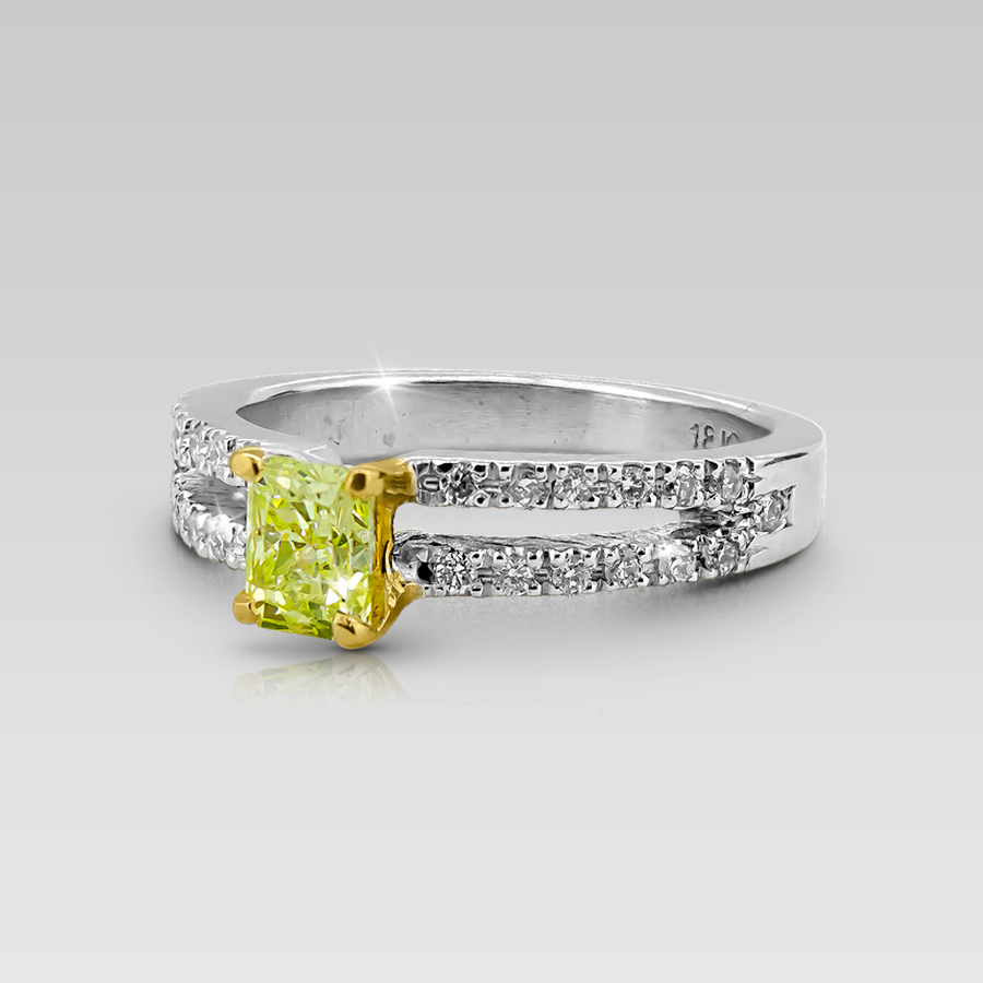 Anillo de compromiso Fibo fancy