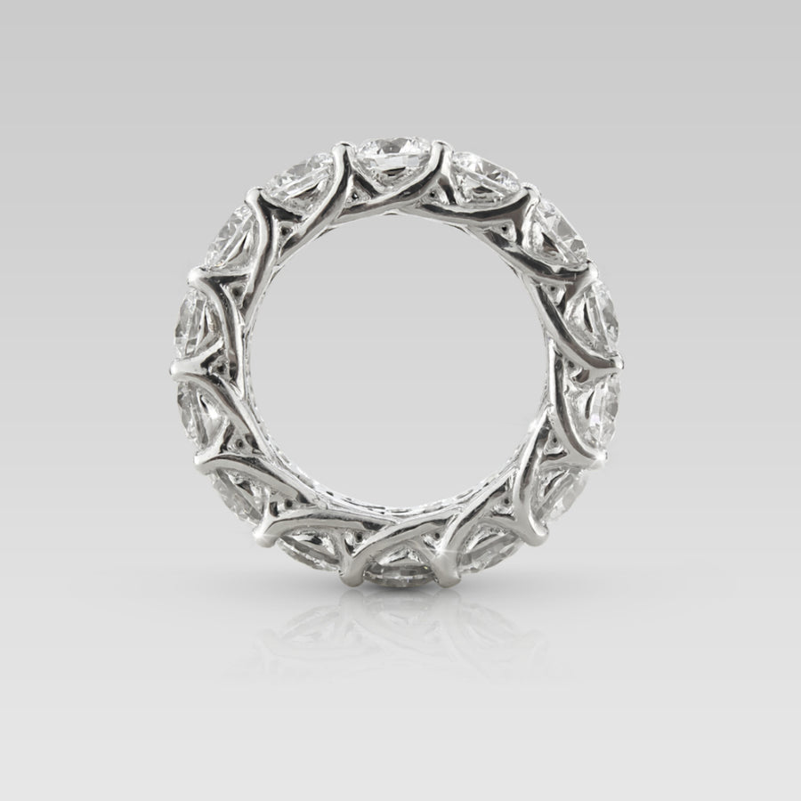 Anillo Eternity Adamant • Corte Round