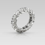 Anillo Eternity Adamant • Corte Round