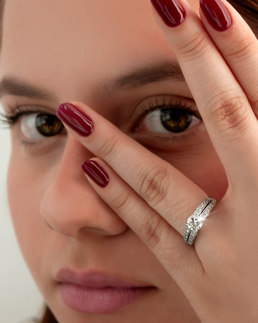 Anillo de compromiso Volvi  Bianco