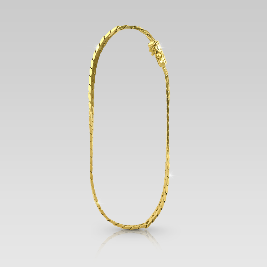 Pulsera Cubana Plana