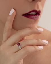 Anillo de Compromiso Rubino