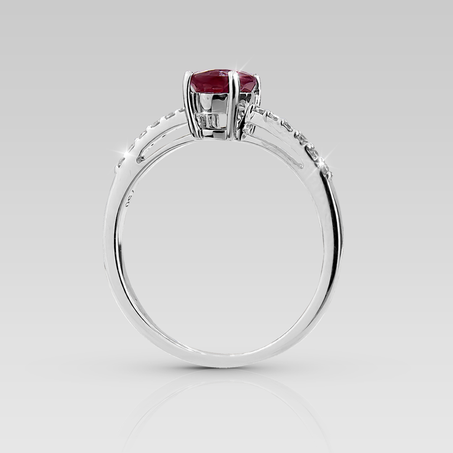 Anillo de Compromiso Rubino