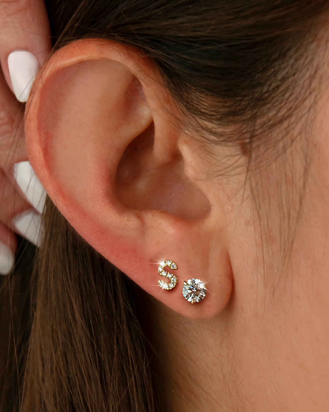 Zarcillos Shik Letra S