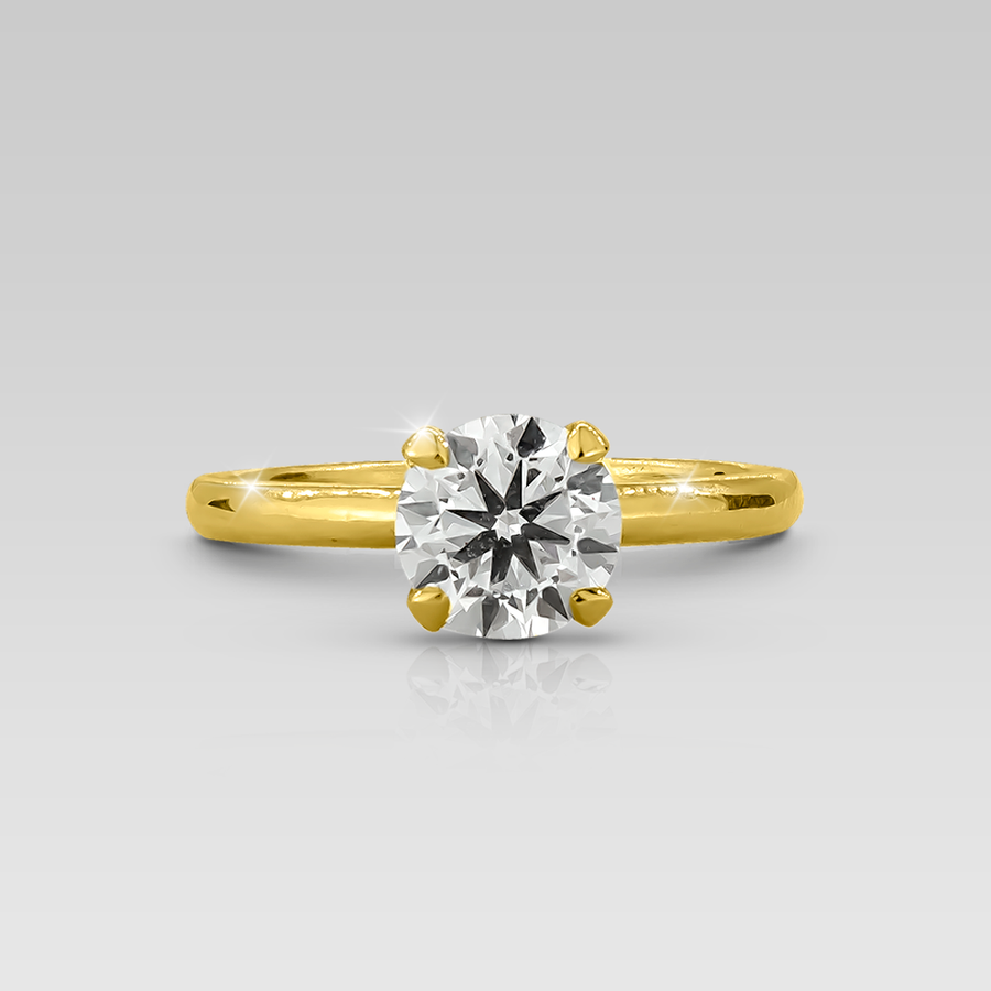Anillo Solitario Adamant Round