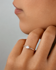 Anillo de Compomiso Solitario Petit