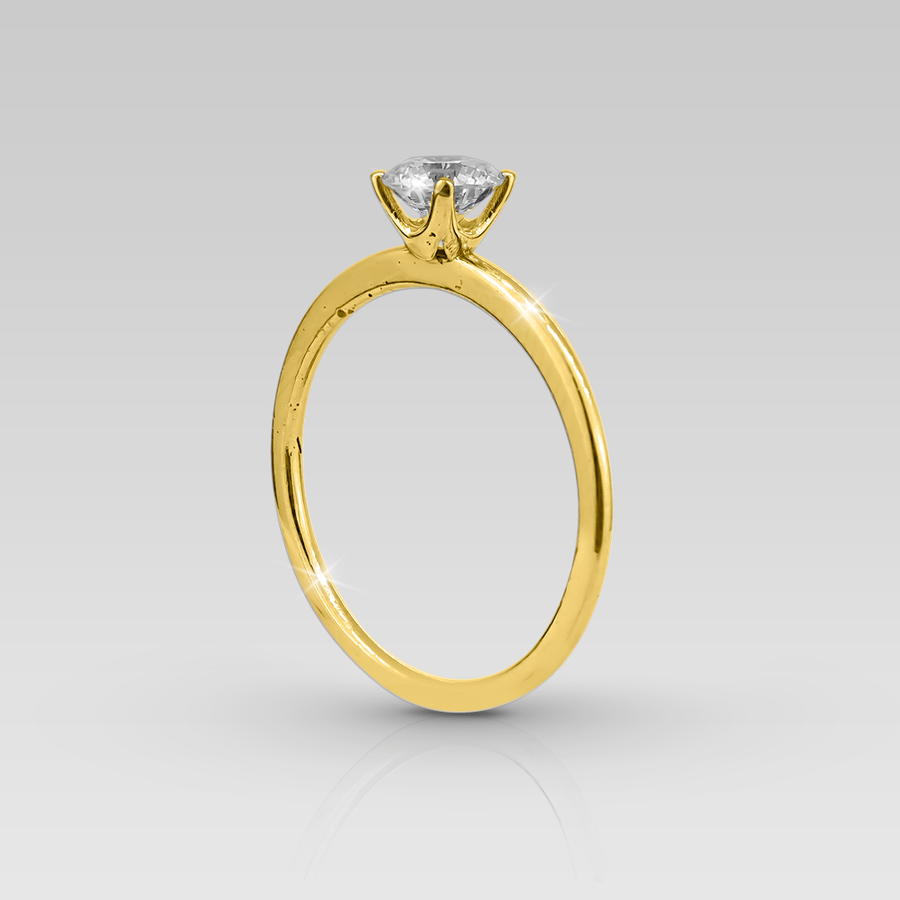 Anillo de Compomiso Solitario Petit