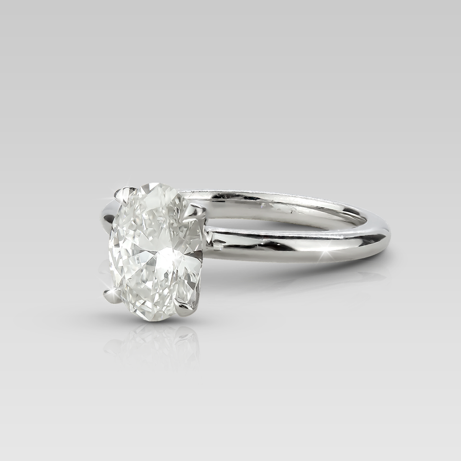 Anillo Solitario Adamant Oval