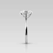 Anillo Solitario Adamant Oval 6 uñas
