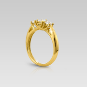 Anillo de compromiso Tridente