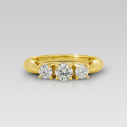 Anillo de compromiso Tridente